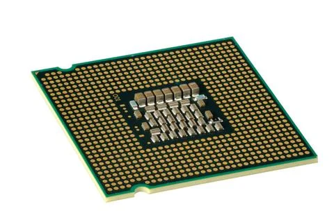 CPU, hyper DoF. Computer accessories, modern central processor, isolated, ... Stock Photos