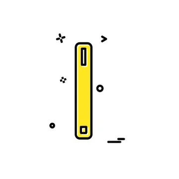 CPU Icon design vector Illustrazione stock
