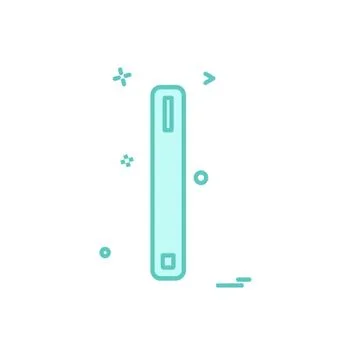 CPU Icon design vector Stock Illustration