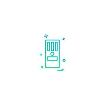 CPU icon design vector Stock Illustration