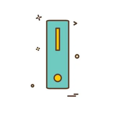 CPU icon design vector Stock Illustration