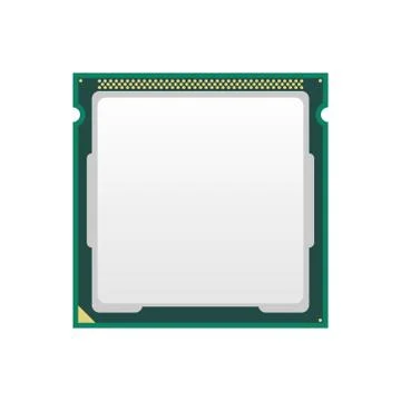 CPU icon Stock Illustration