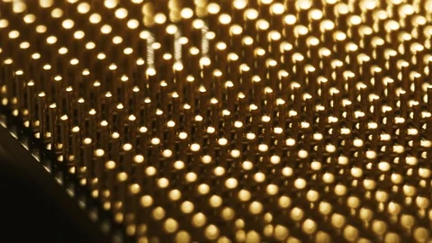 CPU or central processor unit pins, macro dolly. Shot or Red camera Stock Footage 105457609