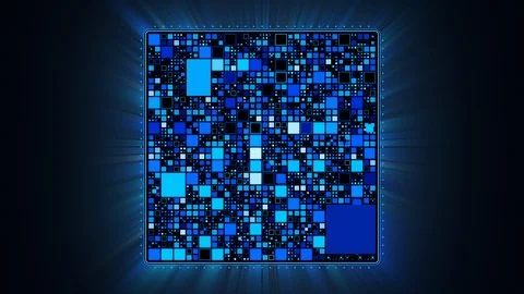 CPU Processing and Decoding Data and Information  Stock-Footage 106358839