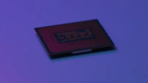 CPU Processor Stock Footage 234315978