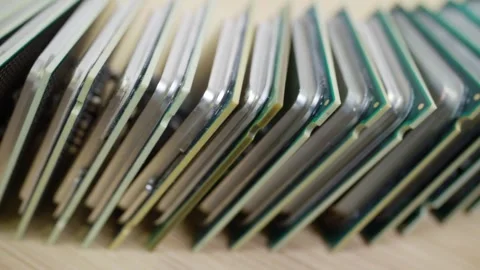 CPU Processor Microchip Video stock 245682946