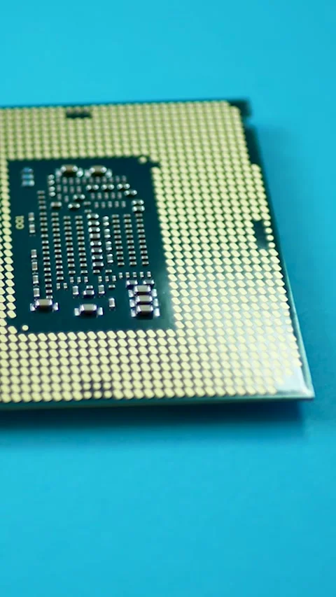 CPU processor socket pins Stock Footage 278737334