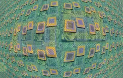 Cpu processors 스톡 사진