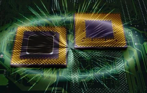 Cpu processors 스톡 사진