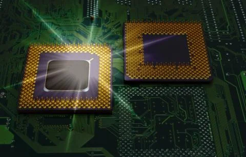 Cpu processors 스톡 사진