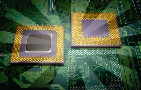 Cpu processors Stock Photos