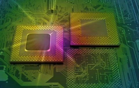 Cpu processors 스톡 사진