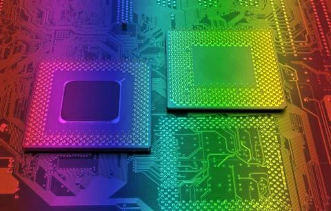 Cpu processors 스톡 사진