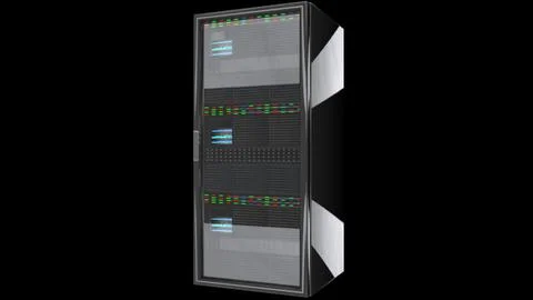 CPU Server Rack Unit 3D Model 3D Model