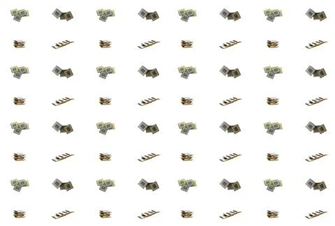 Cpu set computer microchip, central processing unit on isolated background Foto stock