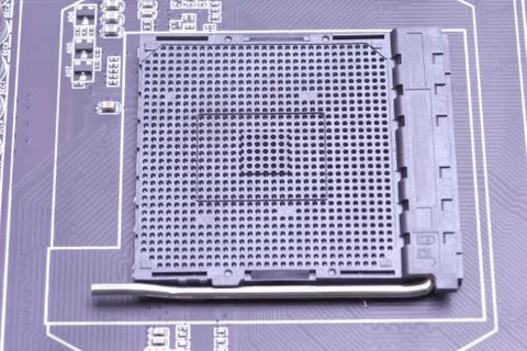 Cpu socket empty Stock Photos