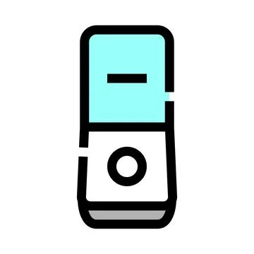 Cpu tower computer technology flat icon design イラスト素材