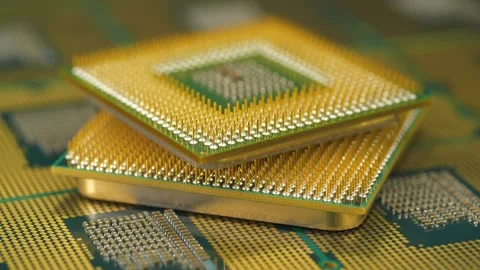 CPU unit powering computer operations Stock Footage 333075549