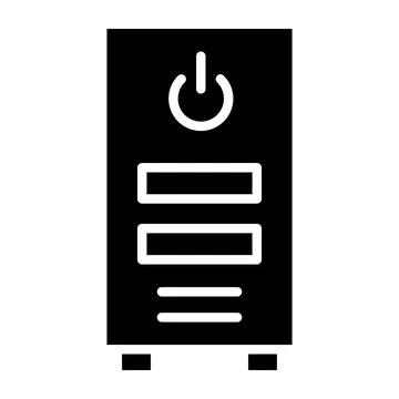 Cpu Vector Icon Design Illustration Stock Illustration