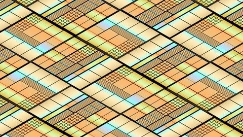 CPU wafer technology,central processing unit,processing technology,Wafer Ma.. Illustrazione stock