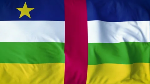 C.A.R COUNTRY FLAG Stock Footage 282446840