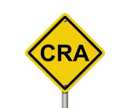 Cra warning sign Stock Illustration
