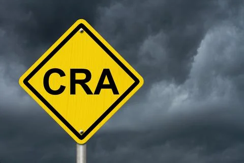 CRA Warning Sign Stock Illustration