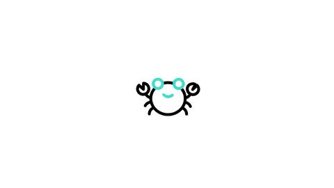 Crab Animated Icon Stock Footage 320232606
