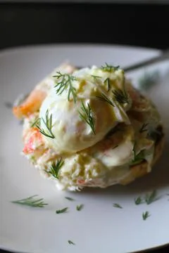 Crab Benedict Stock Photos