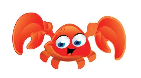 Crab cartoon Stock Illustration