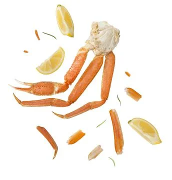 Crab Cluster on white background Stock Photos