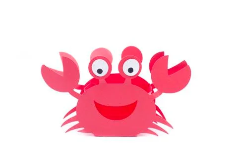 Crab craft red Stock Photos