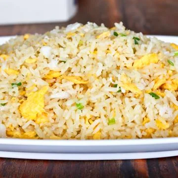 Crab fried rice 2 Stock Photos