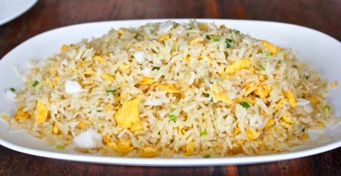 Crab fried rice 4 스톡 사진