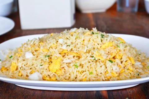 Crab fried rice Stock Photos