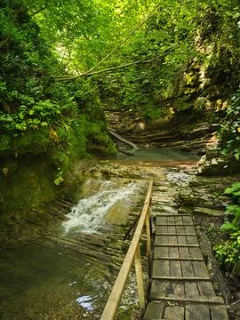Crab gorge Foto stock
