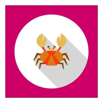 Crab icon Stock-Illustration