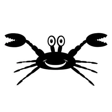 Crab icon Stock Illustration