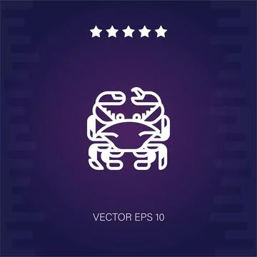 Crab  icon Stock Illustration