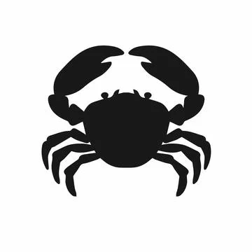 Crab icon illustration isolated vector sign symbol Illustrazione stock