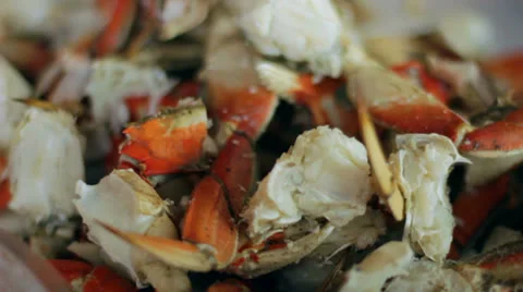 Crab Legs Close Up Stock Footage 26816279