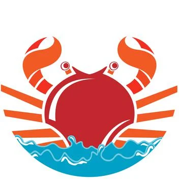 Crab Logo Stock Illustration