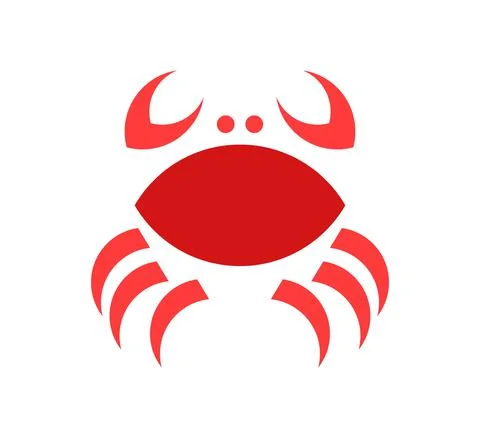 Crab logo vector design template Stock Illustration