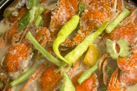 Crab meal Foto stock