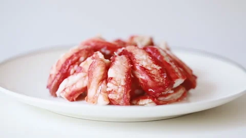 Crab meat Stock Footage 157967986