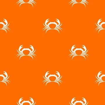 Crab pattern seamless Illustrazione stock
