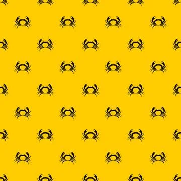 Crab pattern vector Illustrazione stock