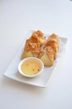 Crab Rangoon Stock Photos