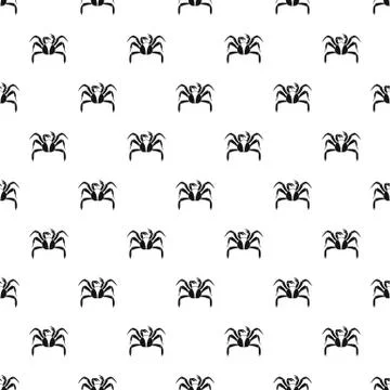 Crab sea animal pattern Illustrazione stock