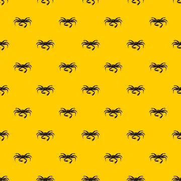 Crab seafood pattern vector Stock Illustration